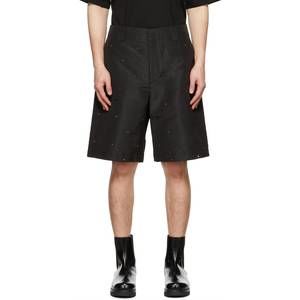 NEW VALENTINO rockstud shorts in black